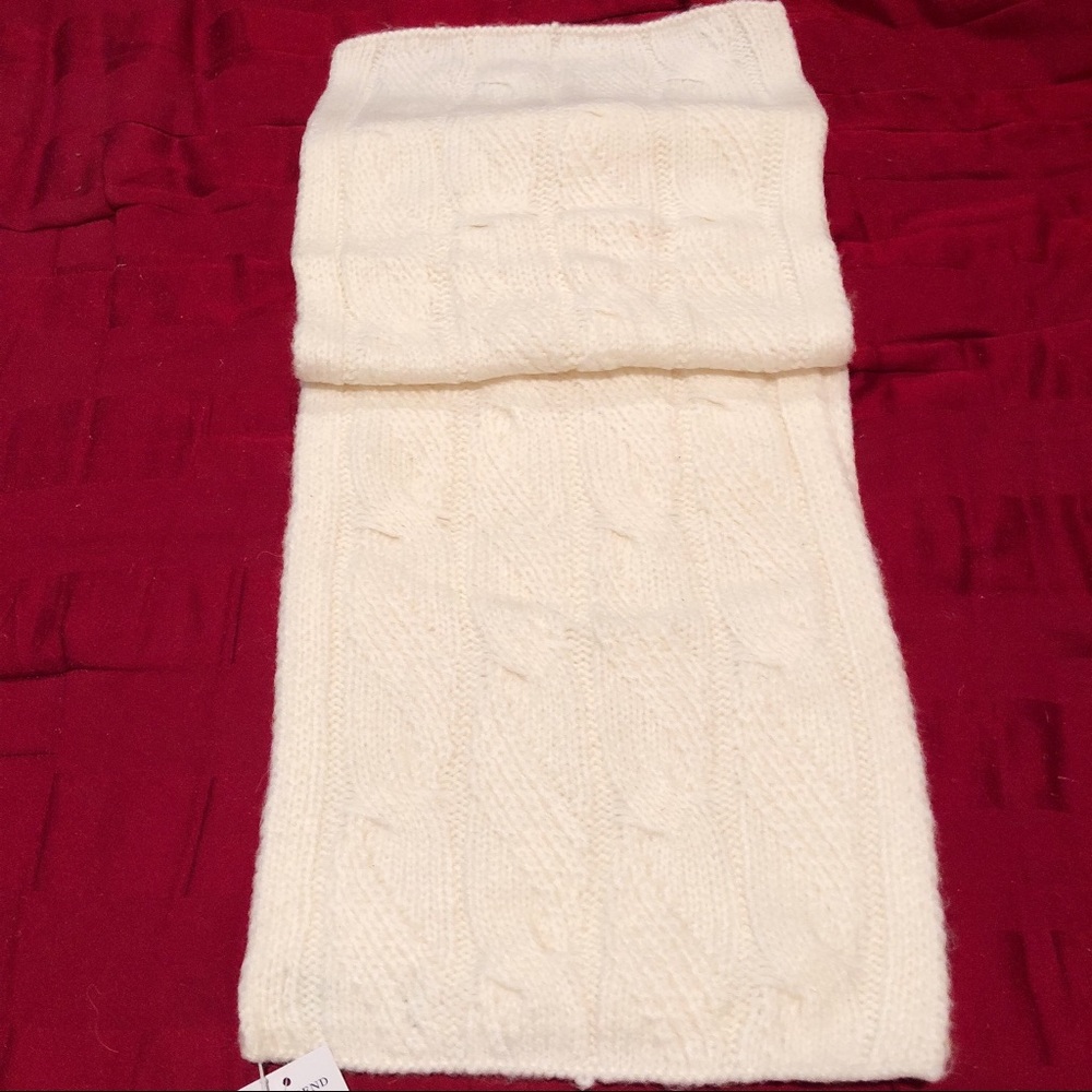 Lands End Cable Knit Scarf